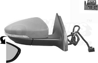 Van Wezel 5740818 - Outside Mirror car-mod.net