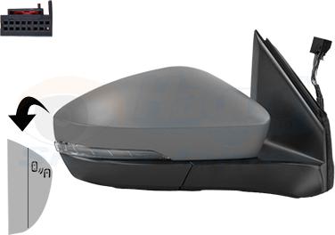Van Wezel 5706826 - Outside Mirror car-mod.net