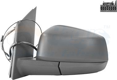 Van Wezel 5707805 - Outside Mirror car-mod.net