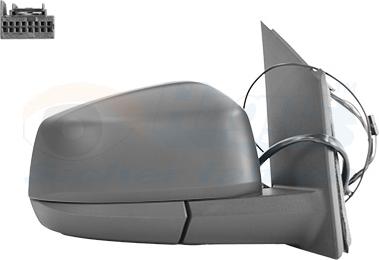 Van Wezel 5707806 - Outside Mirror car-mod.net