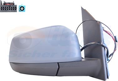 Van Wezel 5707826 - Outside Mirror car-mod.net