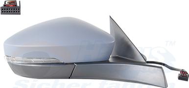 Van Wezel 5710808 - Outside Mirror car-mod.net