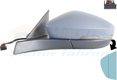Van Wezel 5710807 - Outside Mirror car-mod.net