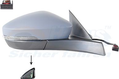 Van Wezel 5710818 - Outside Mirror car-mod.net