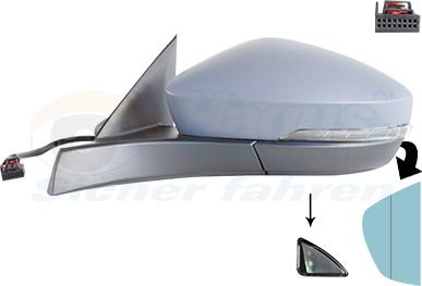 Van Wezel 5710817 - Outside Mirror car-mod.net