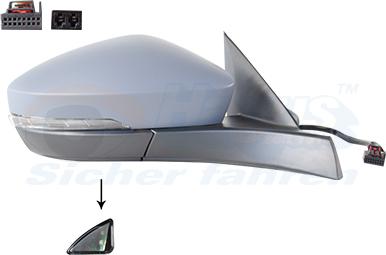 Van Wezel 5710828 - Outside Mirror car-mod.net