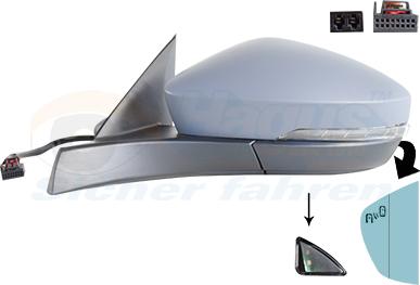 Van Wezel 5710827 - Outside Mirror car-mod.net