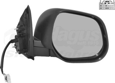 Van Wezel 0990808 - Outside Mirror car-mod.net