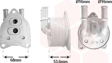 Van Wezel 09013708 - Oil Cooler, automatic transmission car-mod.net
