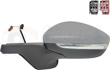 Van Wezel 0937807 - Outside Mirror car-mod.net