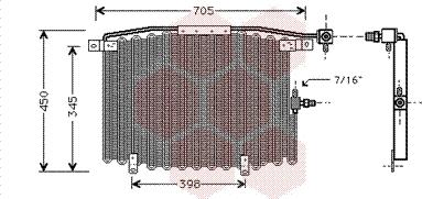 Van Wezel 03005115 - Condenser, air conditioning car-mod.net