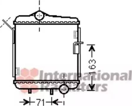 Van Wezel 03002311 - Radiator, engine cooling car-mod.net