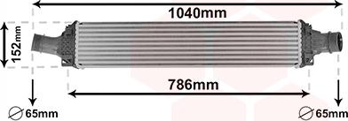 Van Wezel 03014708 - Intercooler, charger car-mod.net