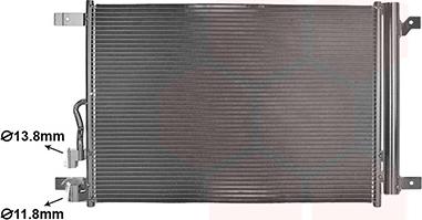 Van Wezel 03015705 - Condenser, air conditioning car-mod.net