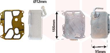 Van Wezel 03013702 - Oil Cooler, engine oil car-mod.net