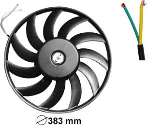 Van Wezel 0318747 - Fan, radiator car-mod.net