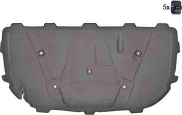 Van Wezel 0327460 - Silencing Material, engine bay car-mod.net