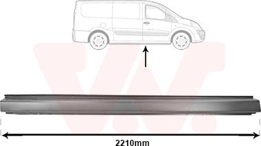 Van Wezel 1612101 - Foot Board, door sill car-mod.net