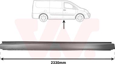 Van Wezel 1612103 - Foot Board, door sill car-mod.net