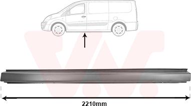 Van Wezel 1612102 - Foot Board, door sill car-mod.net