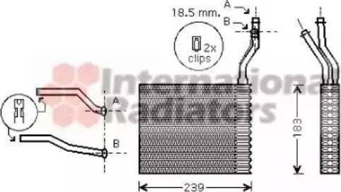 BEHR 8FH 351 315-631 - Heat Exchanger, interior heating car-mod.net