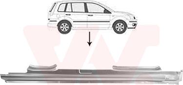 Van Wezel 1810104 - Foot Board, door sill car-mod.net