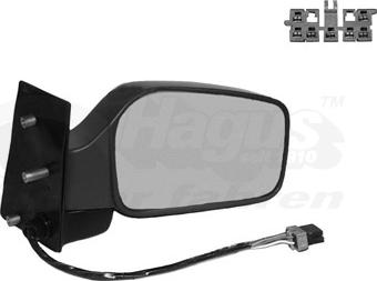 Van Wezel 1759818 - Outside Mirror car-mod.net