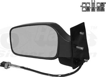 Van Wezel 1759817 - Outside Mirror car-mod.net