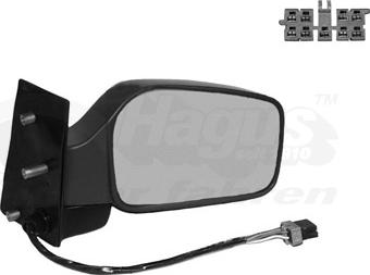 Van Wezel 1759828 - Outside Mirror car-mod.net