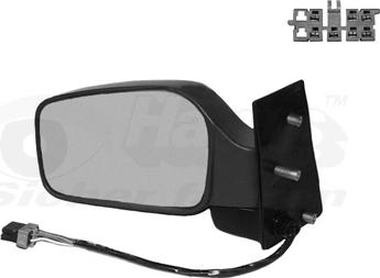Van Wezel 1759827 - Outside Mirror car-mod.net