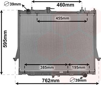 Van Wezel 36012700 - Radiator, engine cooling car-mod.net