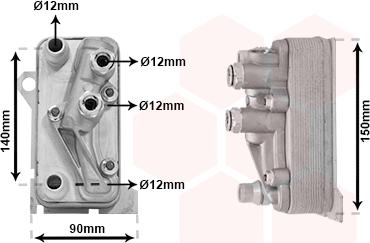 Van Wezel 30003714 - Oil Cooler, automatic transmission car-mod.net