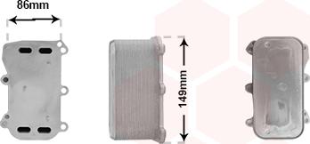 Van Wezel 30013709 - Oil Cooler, engine oil car-mod.net
