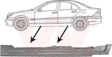 Van Wezel 3032103 - Foot Board, door sill car-mod.net