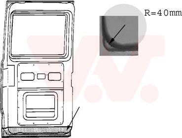 Van Wezel 3070249 - Hatch Door car-mod.net