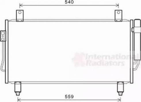 KOYORAD CD030755 - Condenser, air conditioning car-mod.net