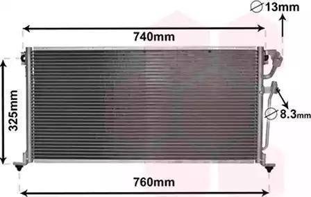 AVA MT 5220 - Condenser, air conditioning car-mod.net