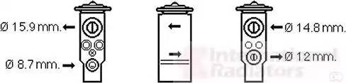 Van Wezel 32001253 - Expansion Valve, air conditioning car-mod.net