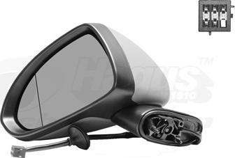 Van Wezel 3750807 - Outside Mirror car-mod.net