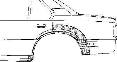 Van Wezel 37 61 147 - Inner Wing Panel car-mod.net