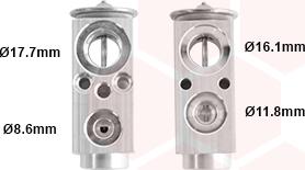 Van Wezel 37001352 - Expansion Valve, air conditioning car-mod.net