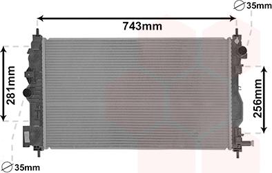 Van Wezel 37002599 - Radiator, engine cooling car-mod.net