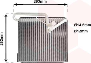 Van Wezel 3700V372 - Evaporator, air conditioning car-mod.net