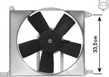 Van Wezel 3734746 - Fan, radiator car-mod.net