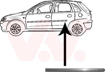 Van Wezel 3777425 - Trim / Protective Strip, door car-mod.net
