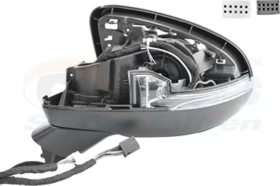 Van Wezel 2946855 - Outside Mirror car-mod.net