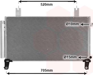 Van Wezel 25015707 - Condenser, air conditioning car-mod.net