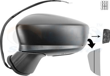 Van Wezel 2744817 - Outside Mirror car-mod.net