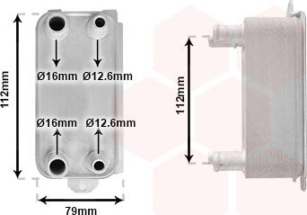 Van Wezel 77013700 - Oil Cooler, automatic transmission car-mod.net