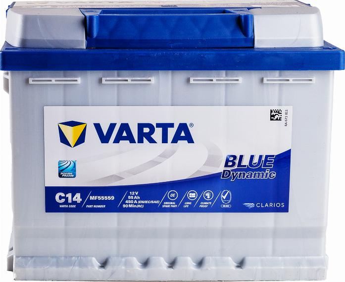 Varta 5564000483122 - Starter Battery car-mod.net